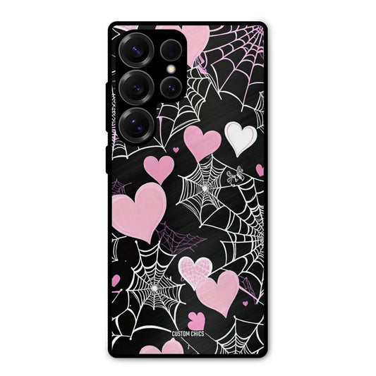 Purple Net Samsung Galaxy S25 Ultra Mobile Back Cover - Aesthetic PrintShield Case