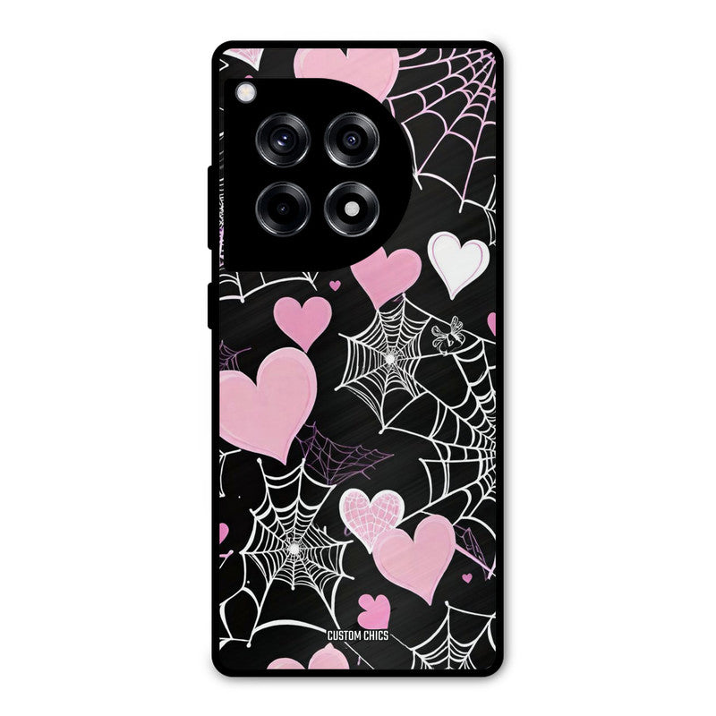 Purple Net OnePlus 12R Mobile Back Cover - Aesthetic PrintShield Case