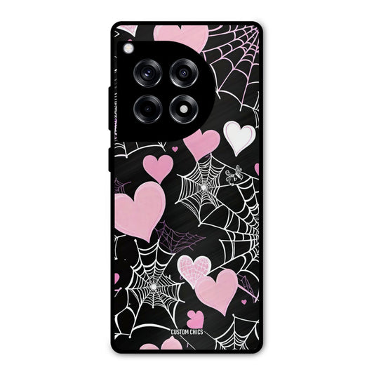 Purple Net OnePlus 12R Mobile Back Cover - Aesthetic PrintShield Case