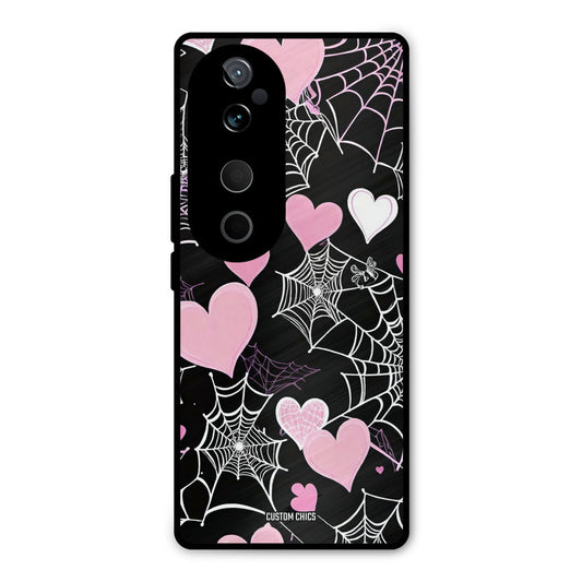 Purple Net Vivo V40 Mobile Back Cover - Aesthetic PrintShield Case