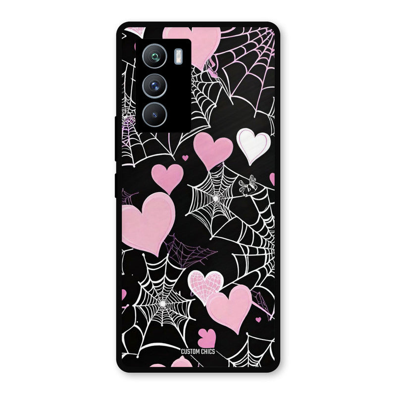 Purple Net iQOO 9SE Mobile Back Cover - Aesthetic PrintShield Case