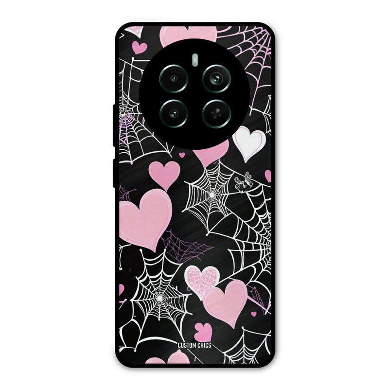 Purple Net Realme 12 Plus Mobile Back Cover - Aesthetic PrintShield Case