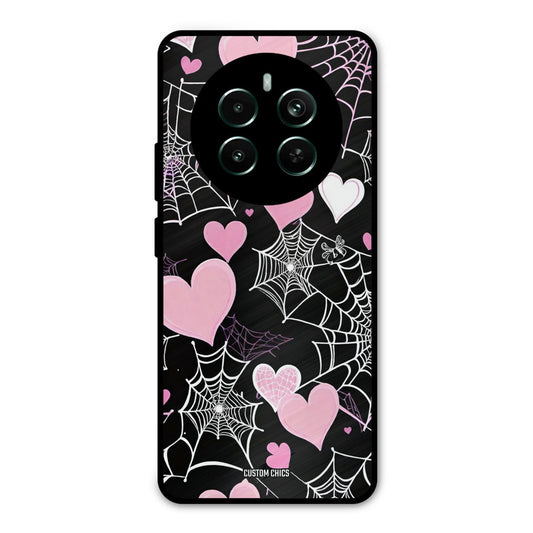 Purple Net Realme 12 Plus Mobile Back Cover - Aesthetic PrintShield Case