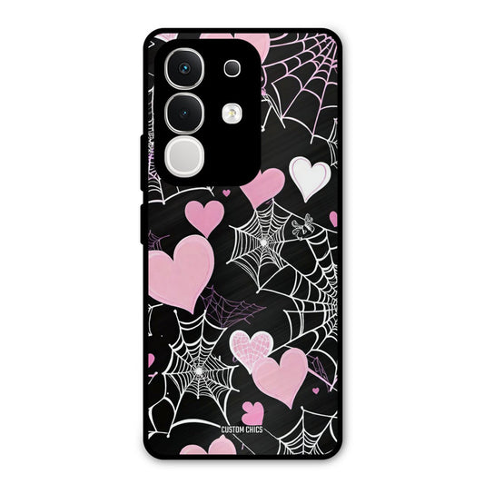 Purple Net Vivo T4x Mobile Back Cover - Aesthetic PrintShield Case