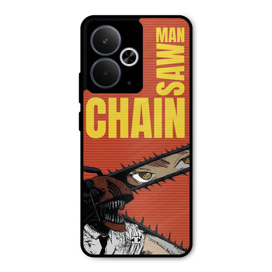 Raging Chainsaw Realme 14T Mobile Back Cover - Anime PrintShield Case