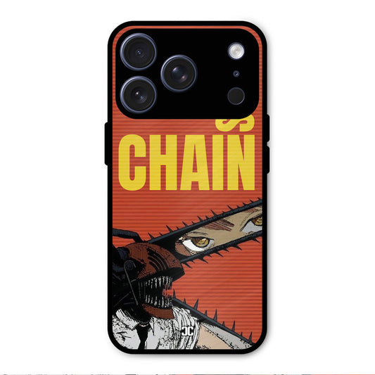 Raging Chainsaw iPhone 17 Pro Mobile Back Cover - Anime PrintShield Case