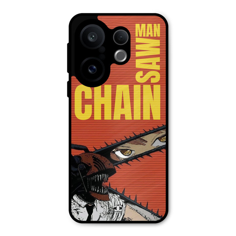 Raging Chainsaw Vivo X200 FE Mobile Back Cover - Anime PrintShield Case