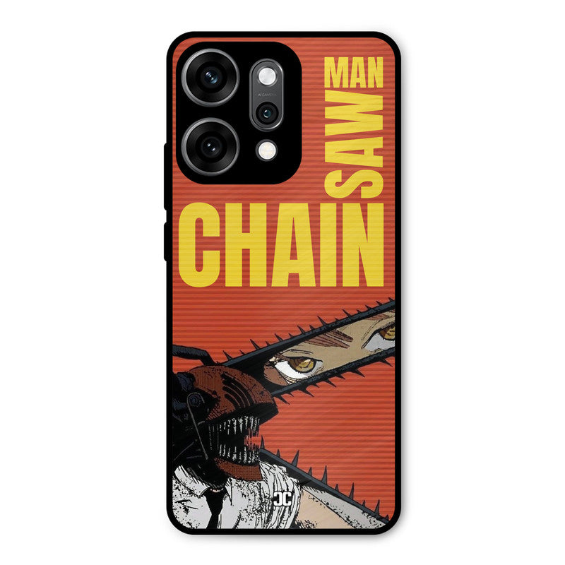 Raging Chainsaw Oppo Reno 14 Pro Mobile Back Cover - Anime PrintShield Case