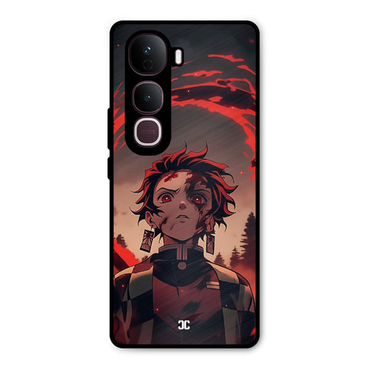 Raging tanjiro Vivo Y400 Pro Mobile Back Cover - Anime PrintShield Case