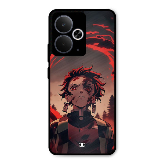 Raging tanjiro Realme 14T Mobile Back Cover - Anime PrintShield Case