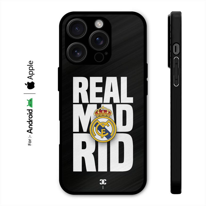 Real Madrid Black Case – Premium PrintShield Mobile Cover