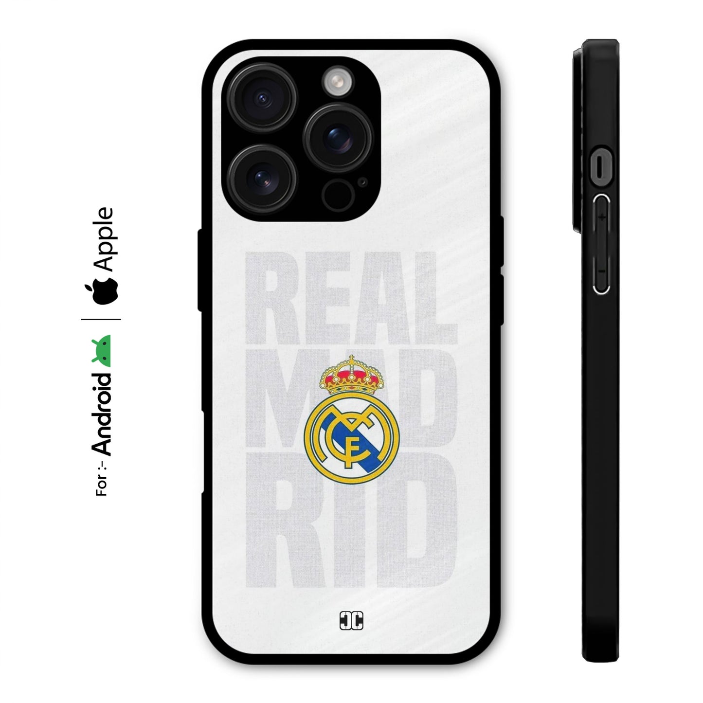 Real Madrid Typo Case – Premium PrintShield Mobile Cover