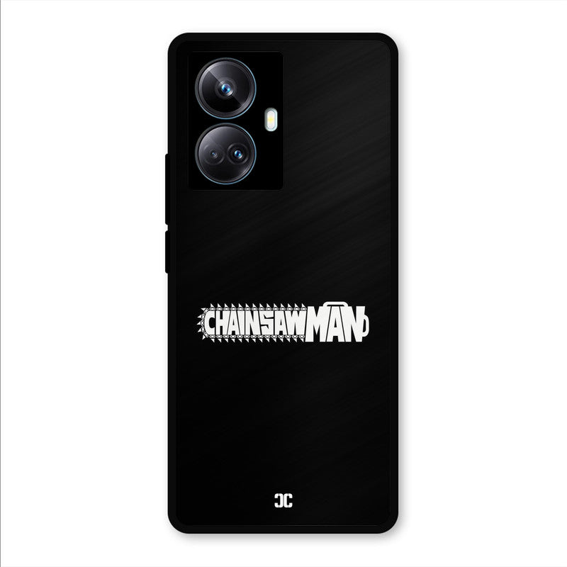 Chainsaw Logo Realme 10 Pro Plus Mobile Back Cover - Anime PrintShield Case