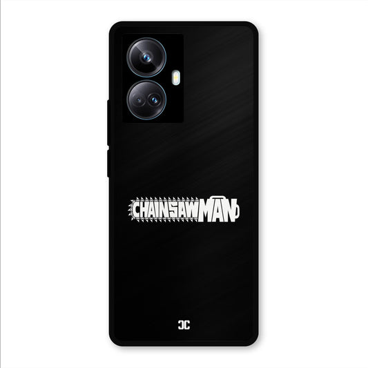 Chainsaw Logo Realme 10 Pro Plus Mobile Back Cover - Anime PrintShield Case