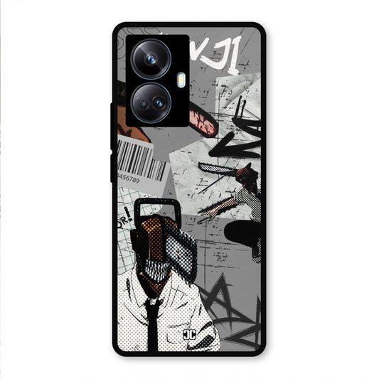 Denji Rage Realme 10 Pro Plus Mobile Back Cover - Anime PrintShield Case