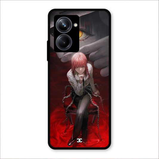 Makima Chains Realme 10 Pro Mobile Back Cover - Anime PrintShield Case