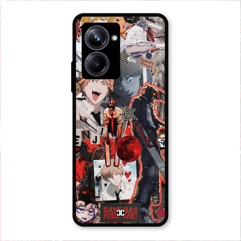 Denji Thoughts Realme 10 Pro Mobile Back Cover - Anime PrintShield Case