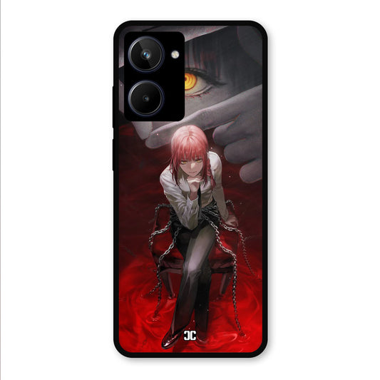 Makima Chains Realme 10 Mobile Back Cover - Anime PrintShield Case
