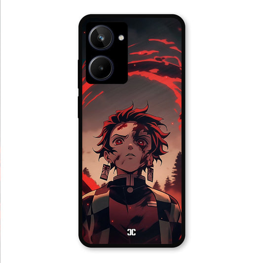 Raging Tanjiro Realme 10 Mobile Back Cover - Anime PrintShield Case