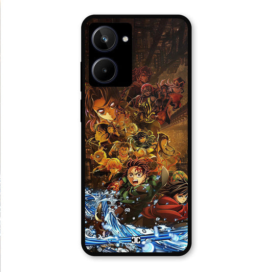 Demon Slayers Realme 10 Mobile Back Cover - Anime PrintShield Case