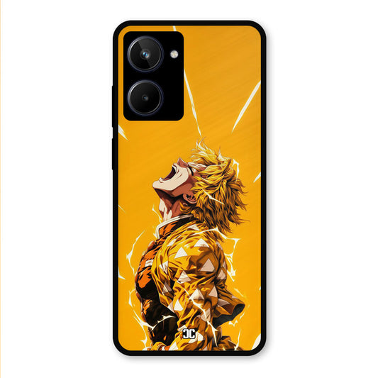 Shouting Zenitsu Realme 10 Mobile Back Cover - Anime PrintShield Case