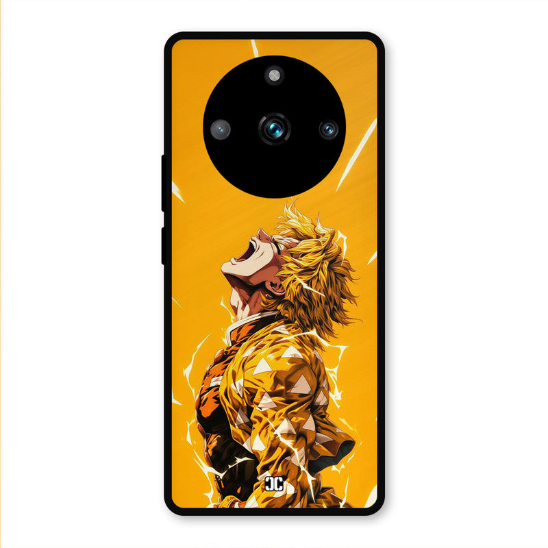 Shouting Zenitsu Realme 11 Pro Plus Mobile Back Cover - Anime PrintShield Case