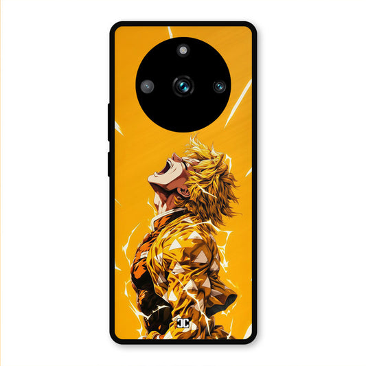 Shouting Zenitsu Realme 11 Pro Plus Mobile Back Cover - Anime PrintShield Case