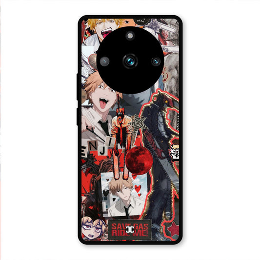 Denji Thoughts Realme 11 Pro Plus Mobile Back Cover - Anime PrintShield Case
