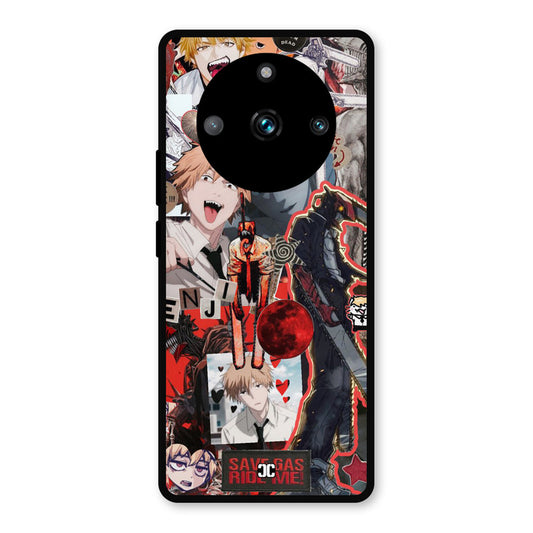 Denji Thoughts Realme 11 Pro Mobile Back Cover - Anime PrintShield Case