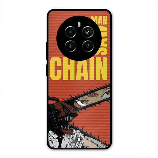 Raging Chainsaw Realme 12 Plus Mobile Back Cover - Anime PrintShield Case