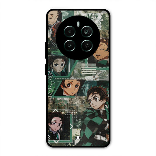 Tanjiro Thoughts Realme 12 Plus Mobile Back Cover - Anime PrintShield Case