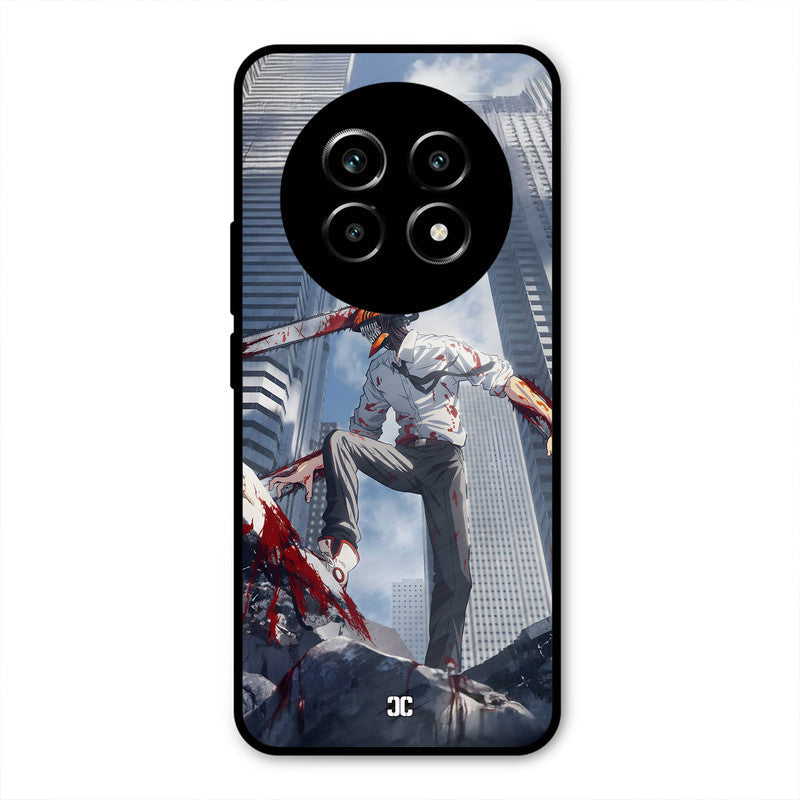 Denji Fighting Realme 14 Pro lite Mobile Back Cover - Anime PrintShield Case