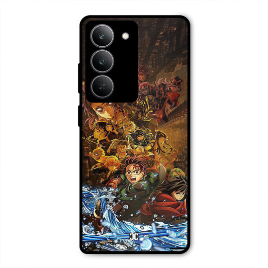 Demon Slayers Realme 14x Mobile Back Cover - Anime PrintShield Case