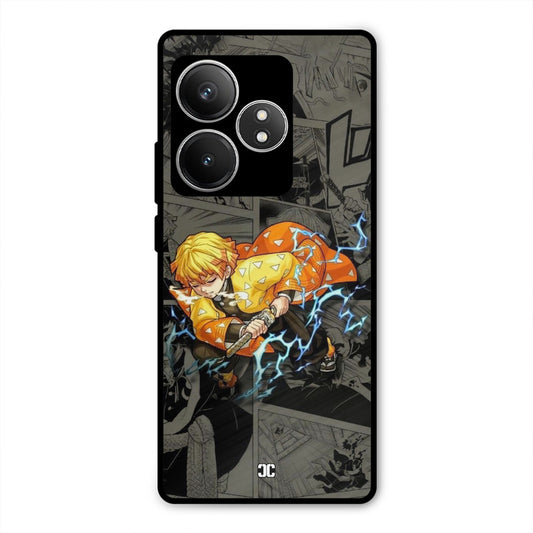 Zenitsu Manga Realme GT 6T Mobile Back Cover - Anime PrintShield Case