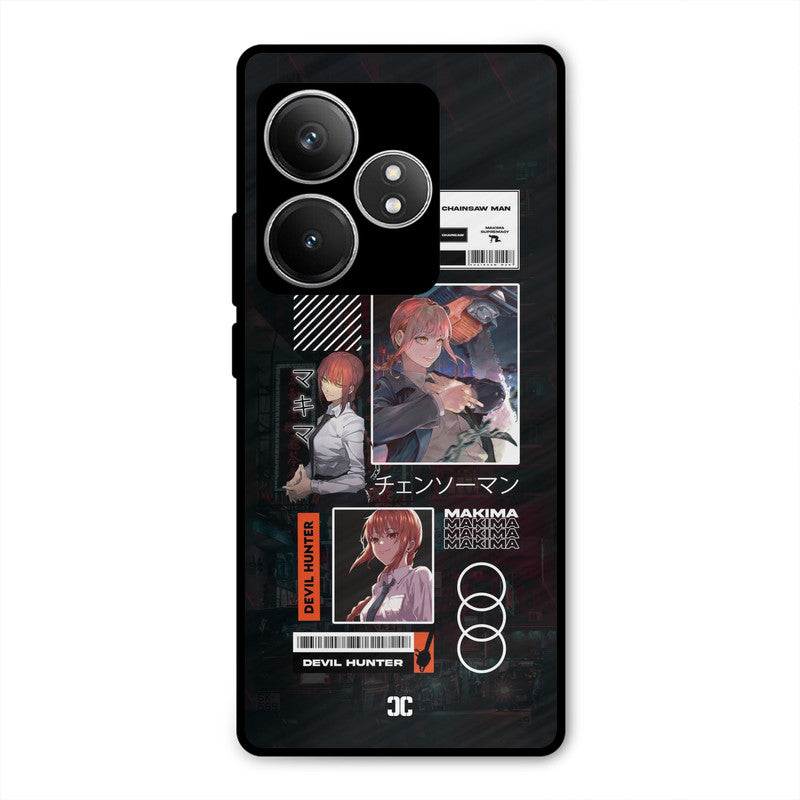 Devil Hunter Makima Realme GT 6T Mobile Back Cover - Anime PrintShield Case