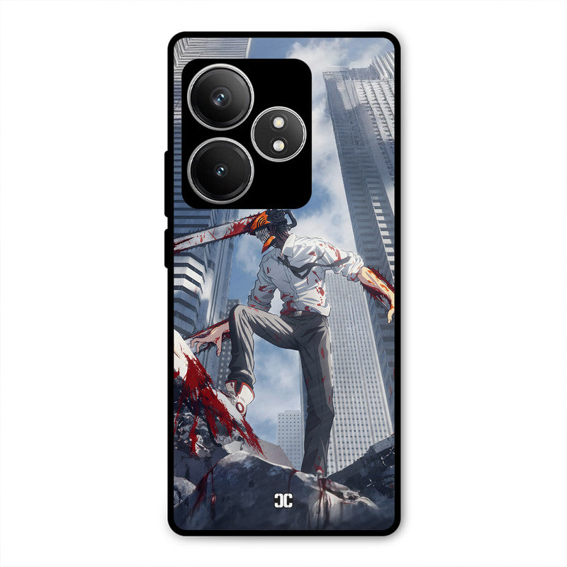 Denji Fighting Realme GT 6T Mobile Back Cover - Anime PrintShield Case