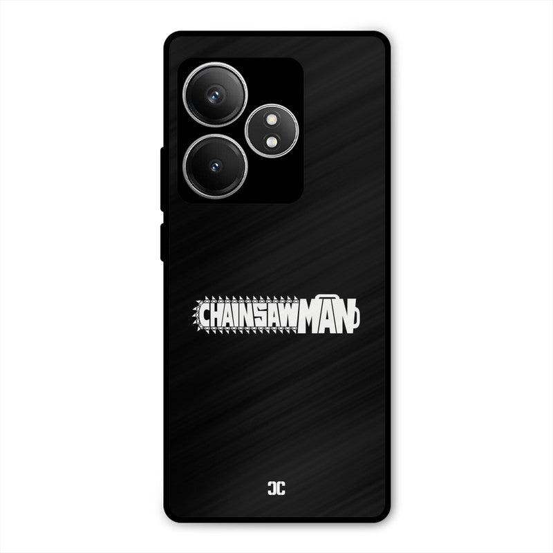 Chainsaw Logo Realme GT 6T Mobile Back Cover - Anime PrintShield Case
