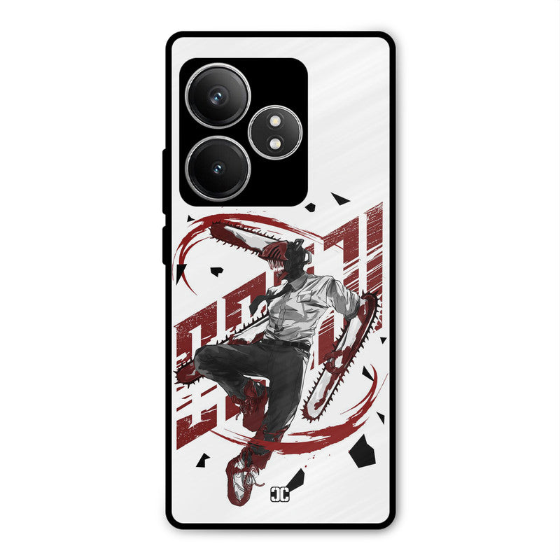 Chainsawman Typo Realme GT 6T Mobile Back Cover - Anime PrintShield Case