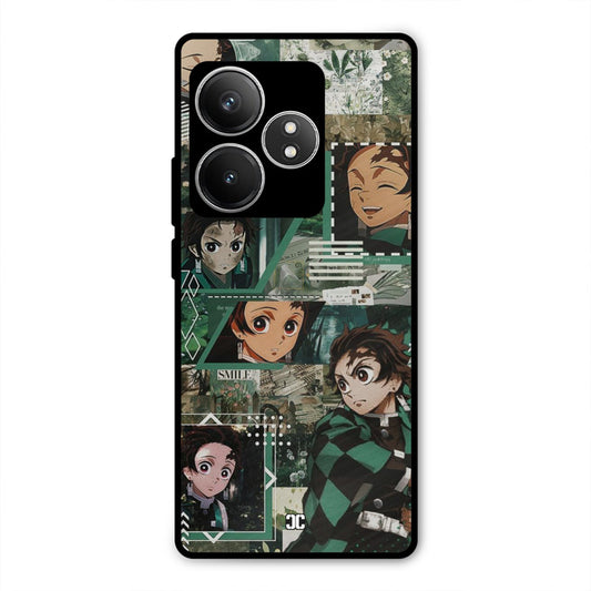 Tanjiro Thoughts Realme GT 6T Mobile Back Cover - Anime PrintShield Case