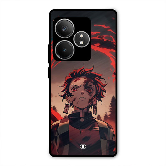 Raging Tanjiro Realme GT 6T Mobile Back Cover - Anime PrintShield Case