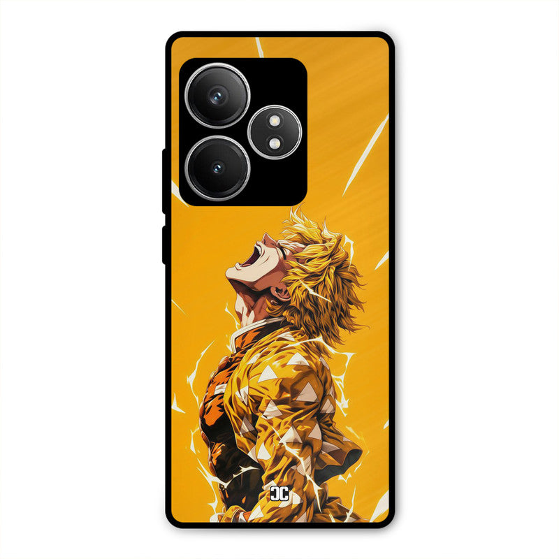 Shouting Zenitsu Realme GT 6T Mobile Back Cover - Anime PrintShield Case