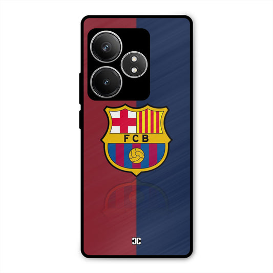 Barcelona Logo Realme GT 6T Mobile Back Cover - Sports PrintShield Case