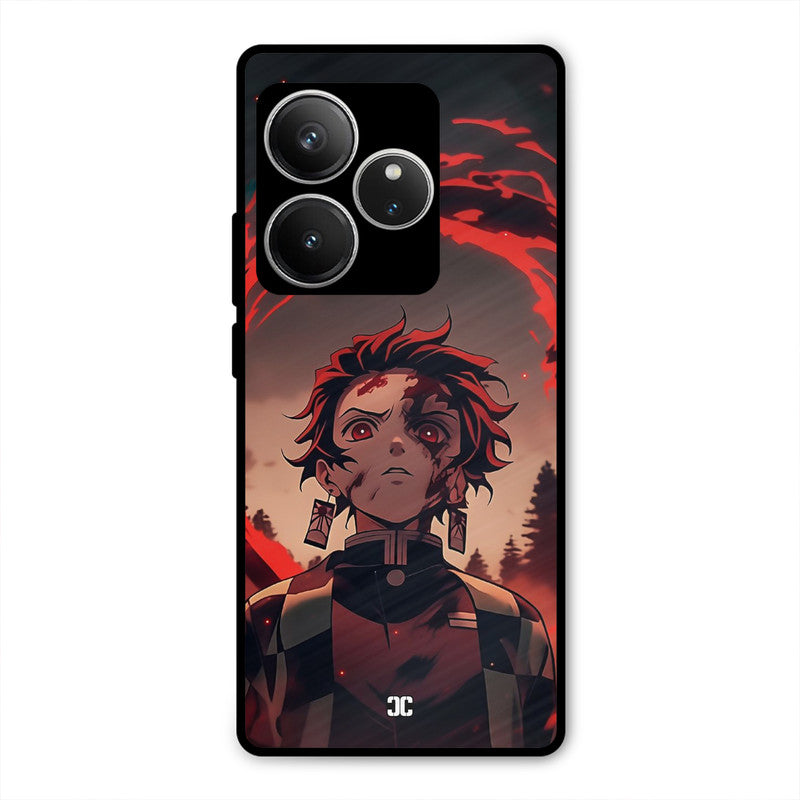 Raging Tanjiro Realme GT 6 Mobile Back Cover - Anime PrintShield Case