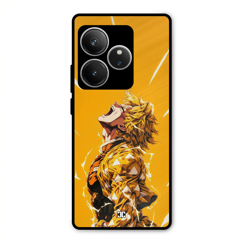 Shouting Zenitsu Realme GT 6 Mobile Back Cover - Anime PrintShield Case