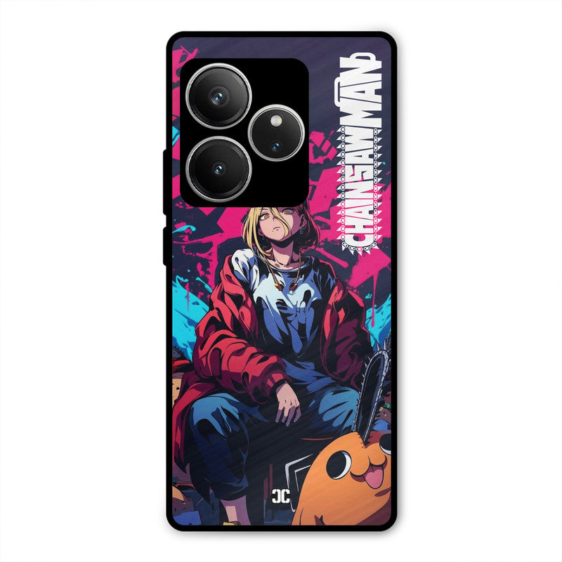 Puchita with Power Realme GT 6 Mobile Back Cover - Anime PrintShield Case