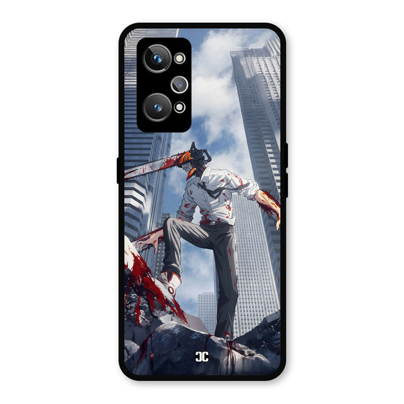 Denji Fighting Realme GT Neo 2 Mobile Back Cover - Anime PrintShield Case