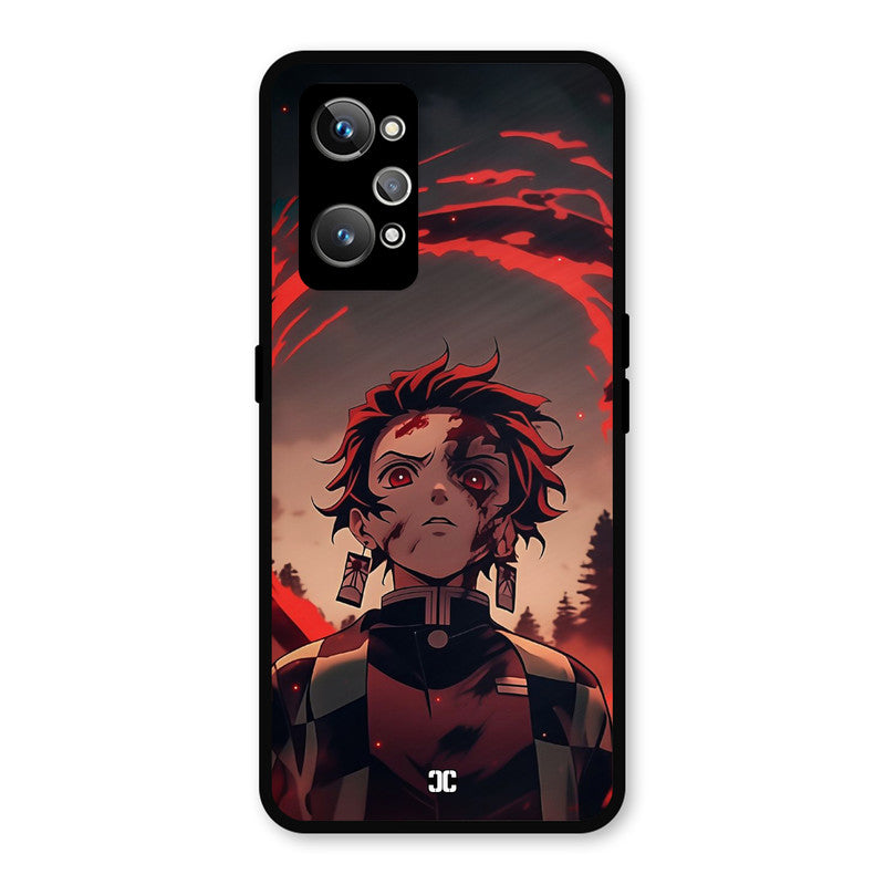 Raging Tanjiro Realme GT Neo 3T Mobile Back Cover - Anime PrintShield Case