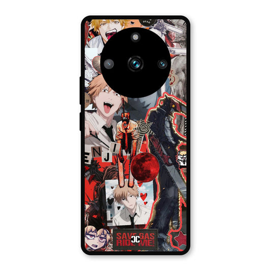 Denji Thoughts Realme Narzo 60 Pro Mobile Back Cover - Anime PrintShield Case