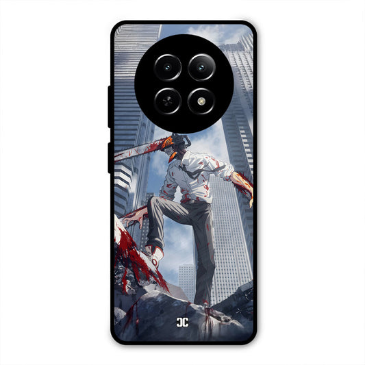 Denji Fighting Realme Narzo 70x 5G Mobile Back Cover - Anime PrintShield Case