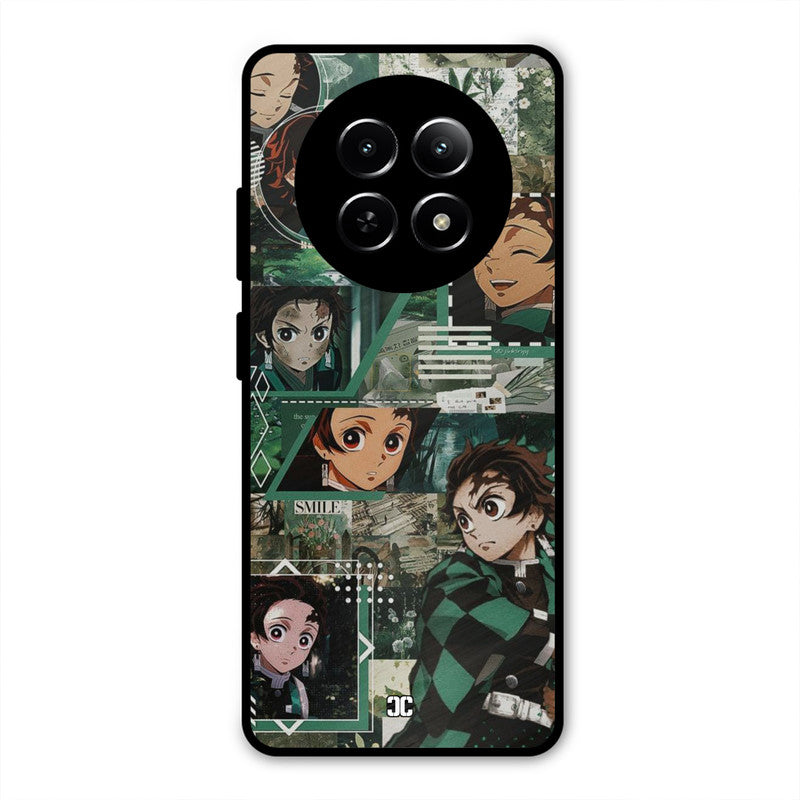 Tanjiro Thoughts Realme Narzo N65 Mobile Back Cover - Anime PrintShield Case
